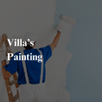 a man painting a wall