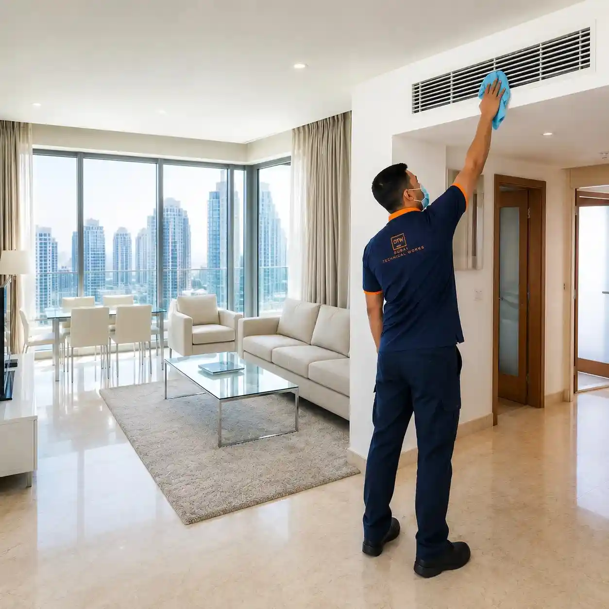 End of tenancy deep cleaning service by Top Mop Cleaning Services in Dubai