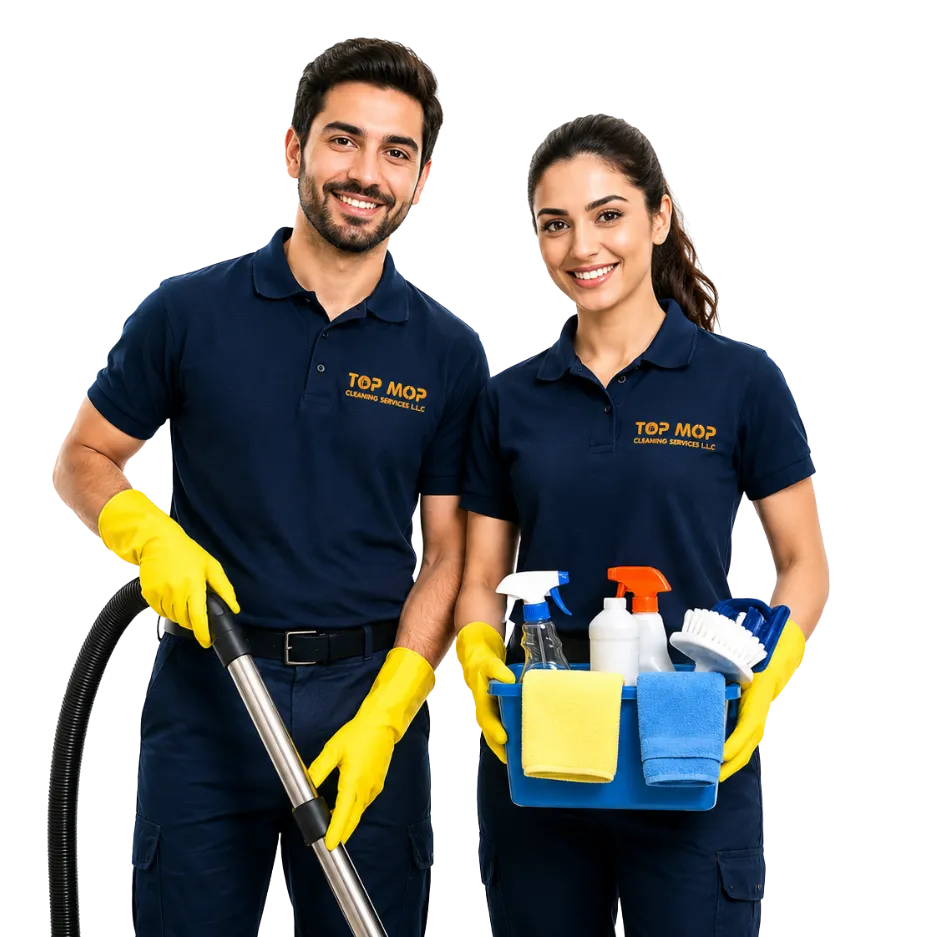 Professional Top Mop Cleaning Services team providing trusted residential and commercial cleaning services in Dubai and across the UAE.