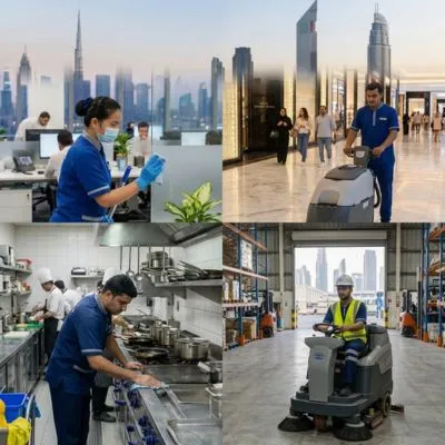 Top Mop Cleaning Services providing professional commercial cleaning for offices, retail stores, restaurants, warehouses, and industrial facilities in Dubai.